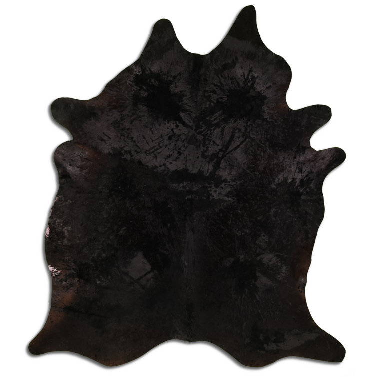 Union Rustic Dubbo Leather Animal Print Rug Wayfair Canada